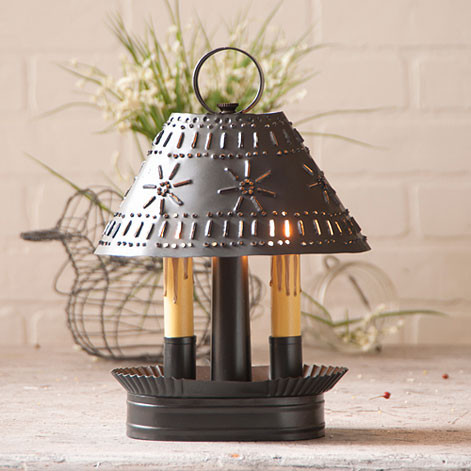 Irvin's Tinware - Grandma's Accent Light - Punched Tin K14-07
