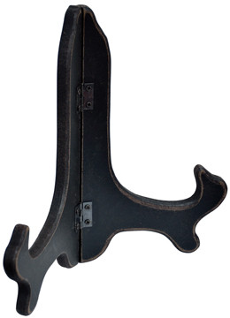 Plate Stand Black Wooden - Medium 30315BK