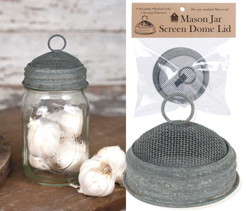 Lids - Mason Jar Screen Dome Lid 360396T