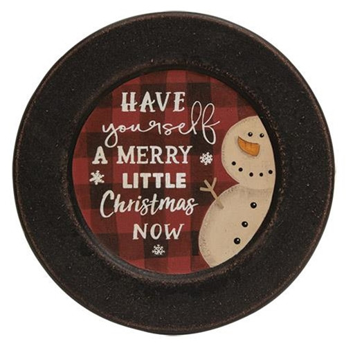Merry Little Christmas Plate