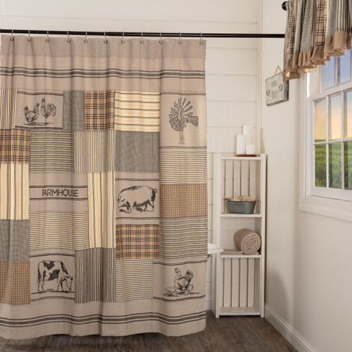 Sawyer Mill Patchwork Shower Curtain