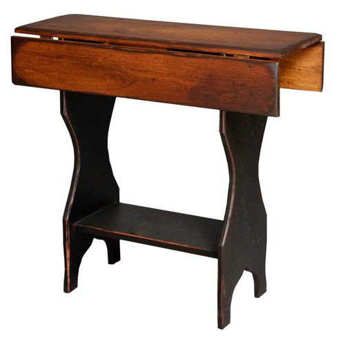 Amish Handcrafted - Drop Leaf End Table - Vintage Creations By Sam VC-32-B