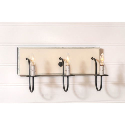 Irvin's Tinware - 3 Arm Vanity Light - Rustic Lighting 9190RGR