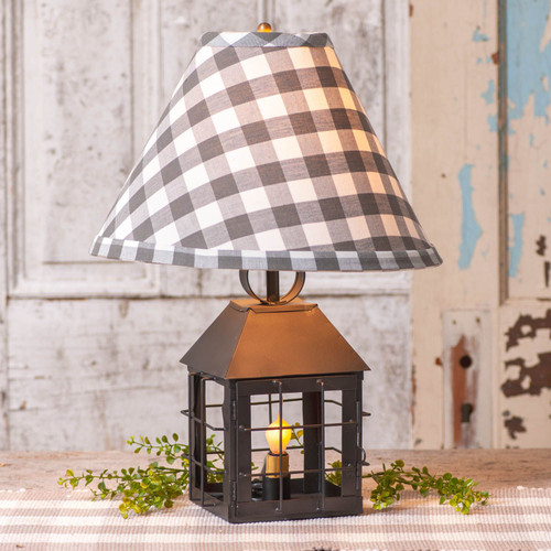 Irvin's Tinware - Colonial Lantern Lamp - Country Lighting K20-21G