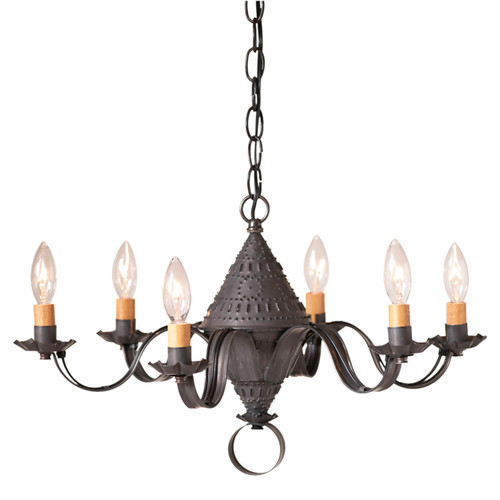 Irvin's Tinware - Concord Chandelier - Punched Tin Chandeliers 962KB