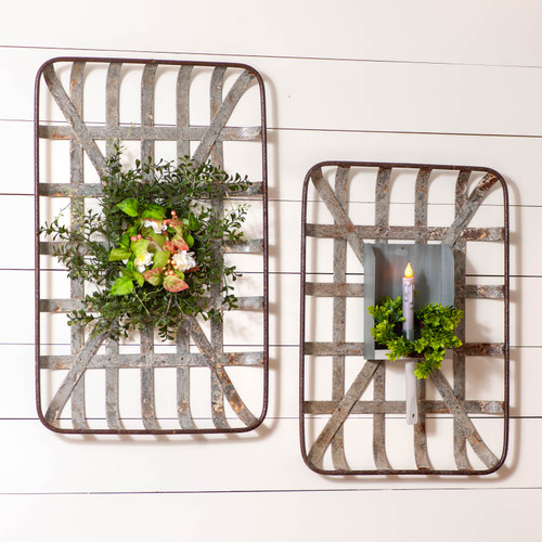 Irvin's Tinware - Tobacco Baskets - Farmhouse Decor G20-12