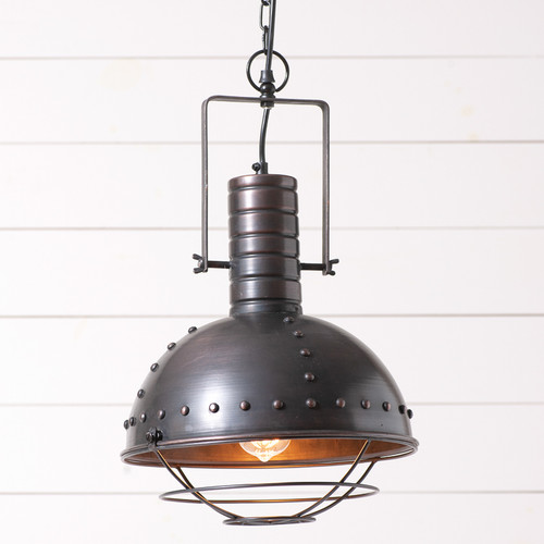 Irvin's Tinware - Warehouse Dome Light Pendant Light - Imported G20-67