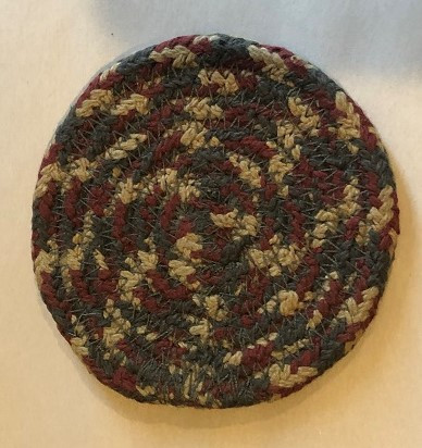 Braided Coasters - Cotton Coaster - Earth Rugs