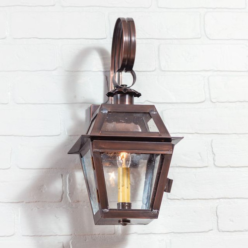 Jr Town Crier Outdoor Wall Light in Solid Antique Copper - 1 Light GL370COP