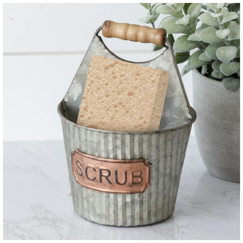 Corrugated Metal Sponge Holder 8T3385