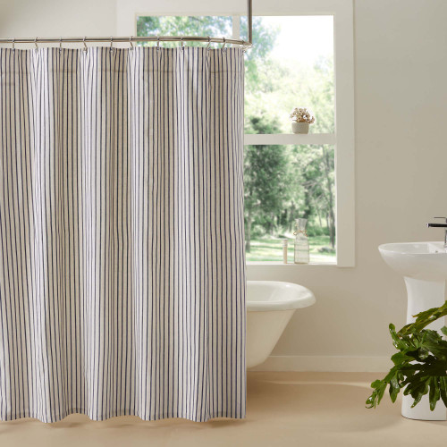 VHC Brands - Kaila Patchwork Shower Curtain 72x72