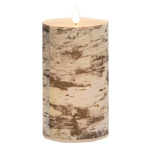 Birch Look LED Timer Pillar LXS39305T