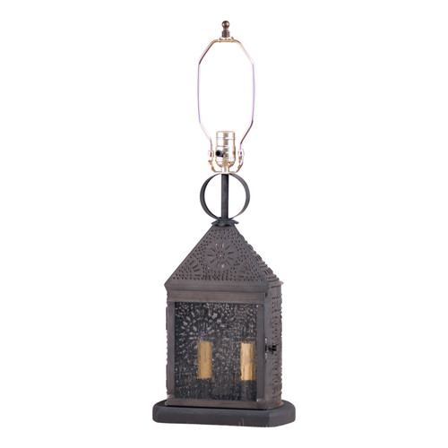 Irvin's Tinware - Harbor Lamp - Hand Punched Tin Lighting 818CKB