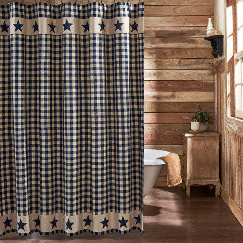 VHC Brands - My Country Shower Curtain 72x72