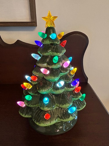 Ceramic Light Christmas Tree C20488