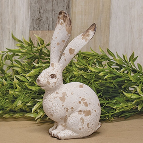 Antiqued Carved Look Resin Jackrabbit