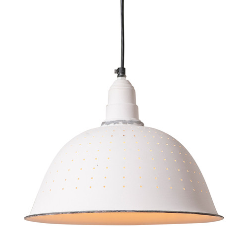 Irvin's Tinware - Zinc Colander Pendant Light - Imported K14-56RW