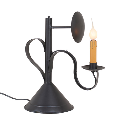 Irvin's Tinware Early American Accent Light in Smokey Black