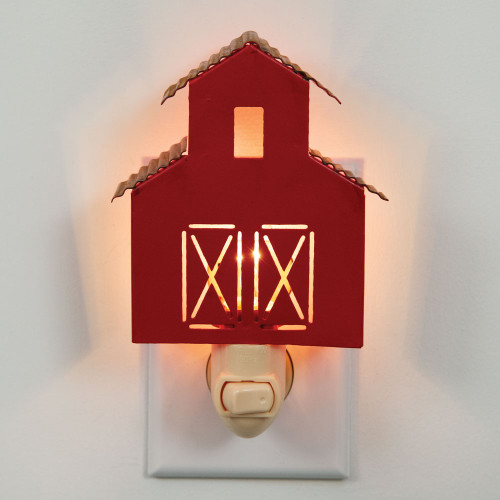 Red Barn Night Light
