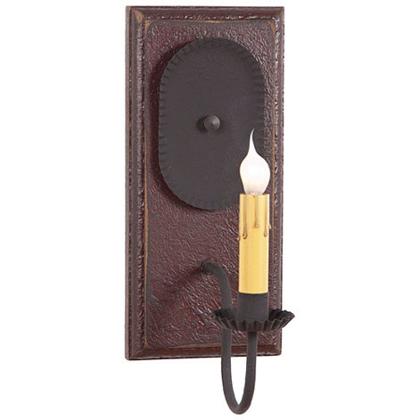 Irvin's Tinware - Wilcrest Wall Sconce - Primitive Lighting 9191T