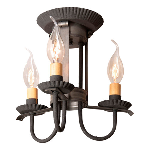 Irvins Tinware - Amherst Ceiling Light - Country Lighting 941KB