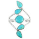 Turquoise Ring Sterling Silver R2406-C75
