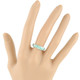 Sterling Silver Stackable Ring Turquoise R2052-C05