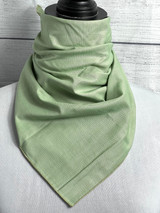 Solid Moss Cotton Bandana