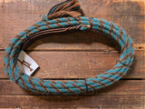 Alpaca Mecate 3/8" x 22' Turquoise/brown/black