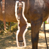 StretchTec Shoulder Relief  Western CINCH, Brown - Black neoprene liner