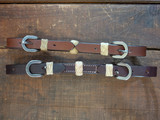 Double Buckle Curb w/Rawhide Buttons