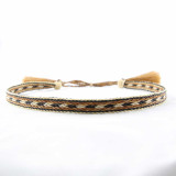 Horse Hair hat band - tan