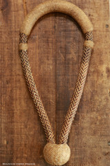 5/8" Bosal 16 plait - HHS#1 Rawhide w/ Brown Cheeks