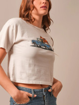 Kimes Lucky B Pick Up Tee - Bone