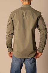 Kimes Ranch Long Sleeve Blackout Shirt - Army Green