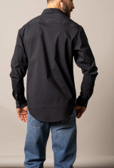 Kimes Ranch Long Sleeve Team Dress Shirt - Black