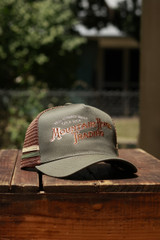 Mountain Horse Cowboy Trucker Hat - Olive/Brown