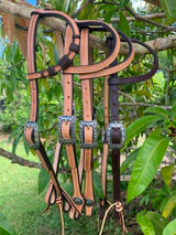 Single Ear Headstall w/ JWP Concho - #1