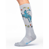 Lucky Chuck - Long Live Grey Western Cowboy Performance Socks