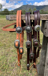 Headstall w/ JWP Concho - #21