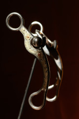 Medium Port Bit w/ Floral Trim