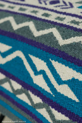 The Hat Brat blue - Saddle Blanket 32" x 38"