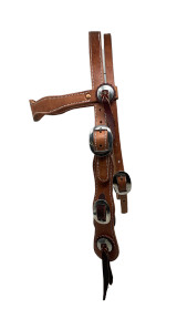 Miles City Headstall with conchos