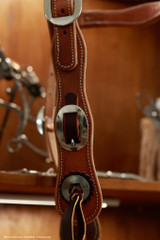 Miles City Headstall with conchos