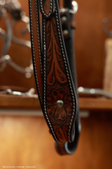 Floral Wide Browband Headstall