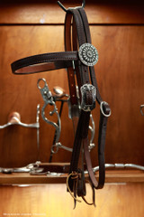 Headstall w/ JWP Concho - #22J