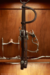 Single Ear Headstall w/ JWP Concho ends - KT22A