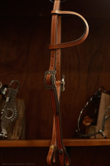 Single Ear Headstall w/ Brooks conchos #31A