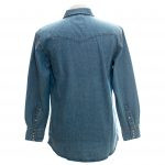 Western Shirt Denim w/ Pearl Snaps 