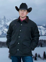 2XL Black Canvas Ranch Coat (mens)